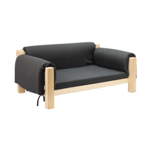 Mizu Elevated Pet Bed - Charcoal