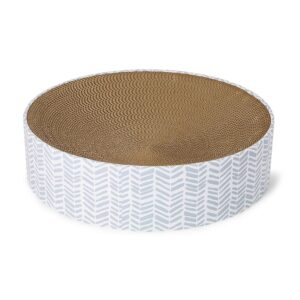Chevron Sleep & Scratch Cat Bed